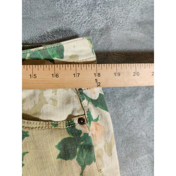 Mossimo Jeans Womens 6 Floral Print Coconut Girl Basic - Picture 6 of 7